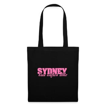 Sydney - Sac en tissu - noir - Devant