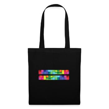 Rainbow Regenbogen Pride Homosexual Kleidung Mann - Stoffbeutel - Schwarz - Vorne