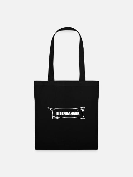 Geschenk für Eisenbahner - Stoffbeutel - Schwarz