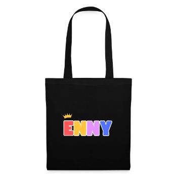Enny ! Personnalisable - Sac en tissu - noir - Devant