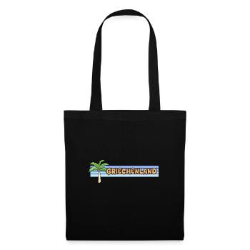Greece as a holiday - Tote Bag - black - Front