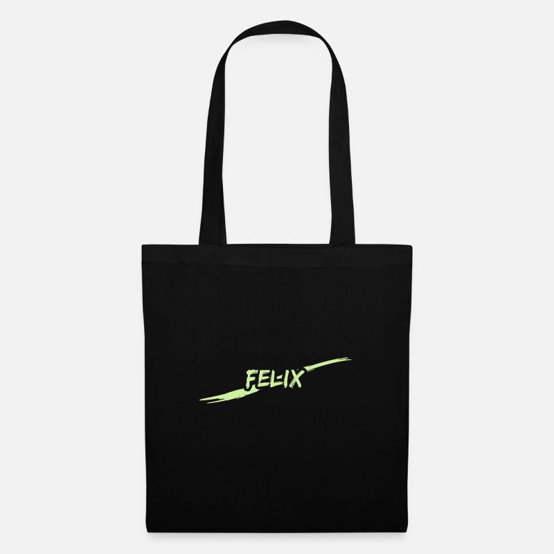 Felix als Felix - Stoffbeutel - Schwarz