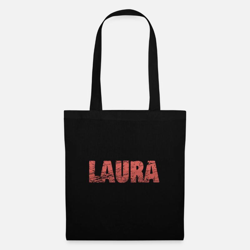 Laura - Stoffbeutel - Schwarz