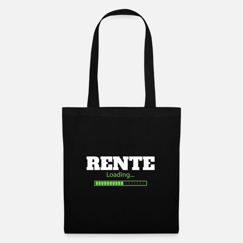 Rente Loading - Stoffbeutel - Schwarz