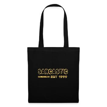 Sarcastique 1999 - Sac en tissu - noir - Devant