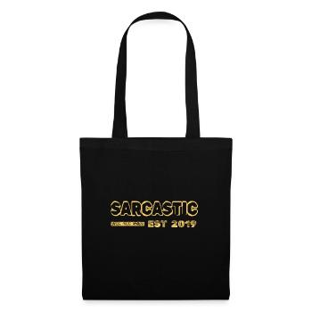 Sarcasme 2019 - Sac en tissu - noir - Devant