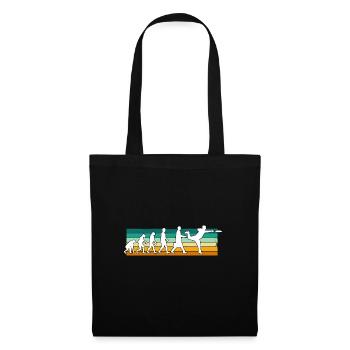 Disc Golf Disc Golfer Evolution Sport - Tote Bag - black - Front