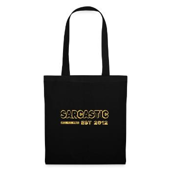 Sarcastique 2012 - Sac en tissu - noir - Devant