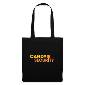Candy Security Mom Dad Matching Birthday Costume - Stoffbeutel - Schwarz - Vorne