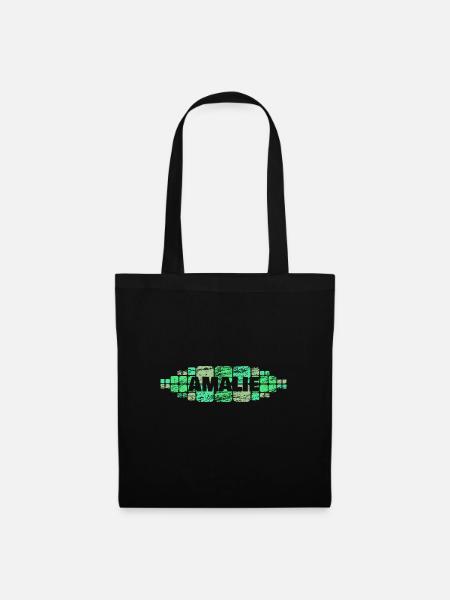 Geschenk für Amalie - Stoffbeutel - Schwarz