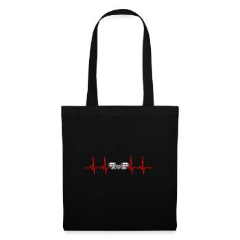 Heartbeat Drone Drones - Sac en tissu - noir - Devant