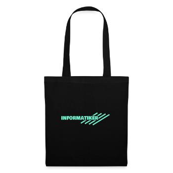 Informaticien - Sac en tissu - noir - Devant