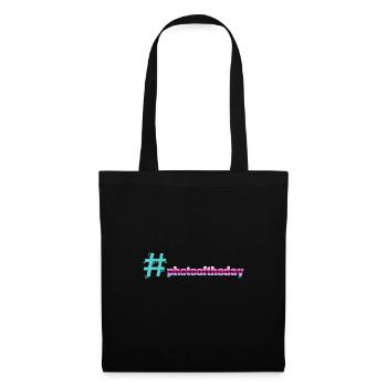 photooftheday Photo Photographie Photographe - Sac en tissu - noir - Devant