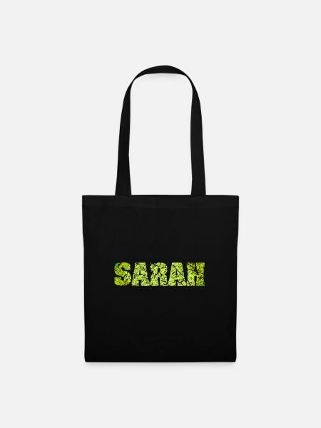 Sarah Sarah - Stoffbeutel - Schwarz