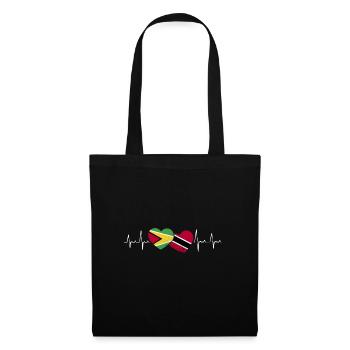 Guyana Flag Guyanais Guyanais - Sac en tissu - noir - Devant