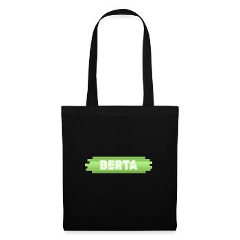 Idée cadeau Berta - Sac en tissu - noir - Devant
