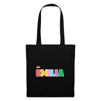 Emilia! Customizable - Tote Bag - black - Front