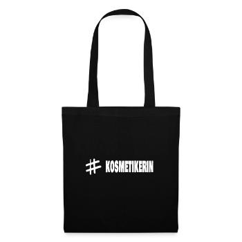 Kosmetikerin - Stoffbeutel - Schwarz - Vorne