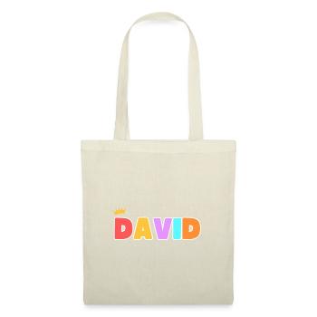 David! Customizable - Tote Bag - nature - Front