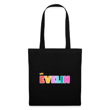 Evelin! Customizable - Tote Bag - black - Front