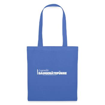 Geschenk für Baugeräteführer - Stoffbeutel - Hellblau - Vorne