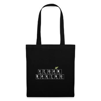 Boulangerie végétalienne - Tableau périodique - Sac en tissu - noir - Devant