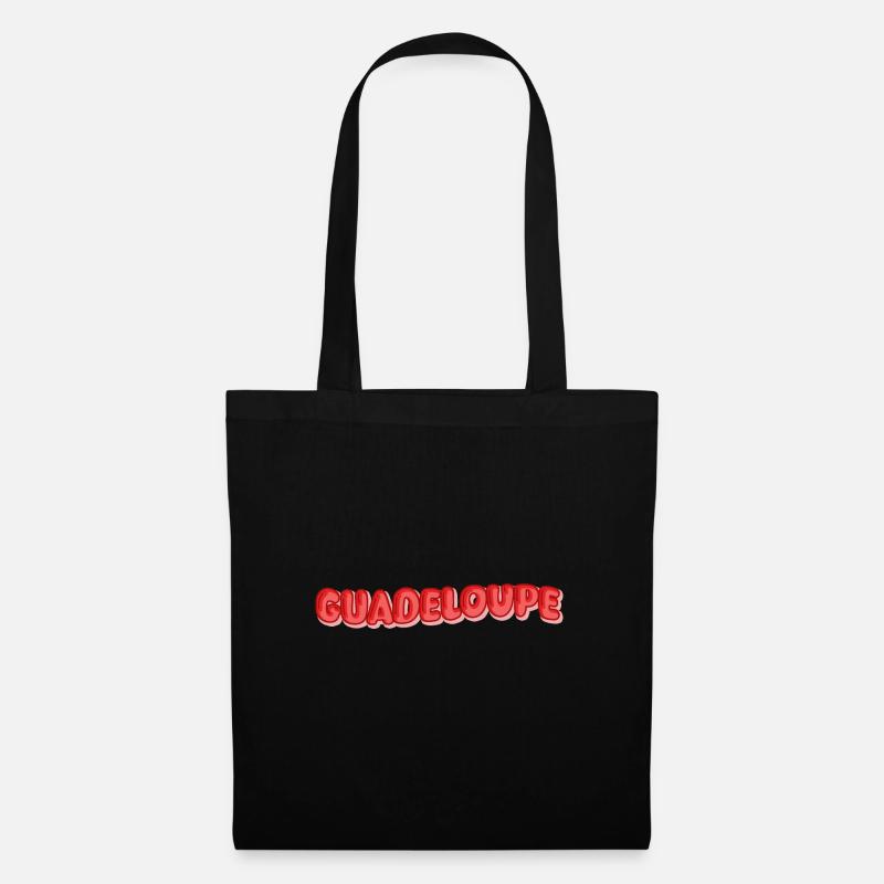 La Guadeloupe comme vacances - Sac en tissu - noir