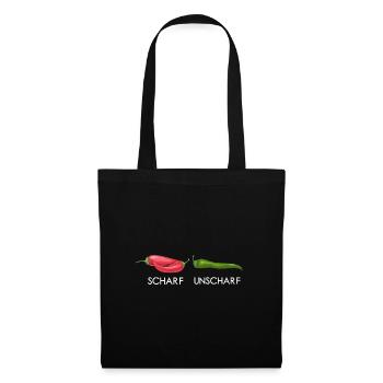 Scharf Unscharf Fotografen Designer Geschenk - Stoffbeutel - Schwarz - Vorne