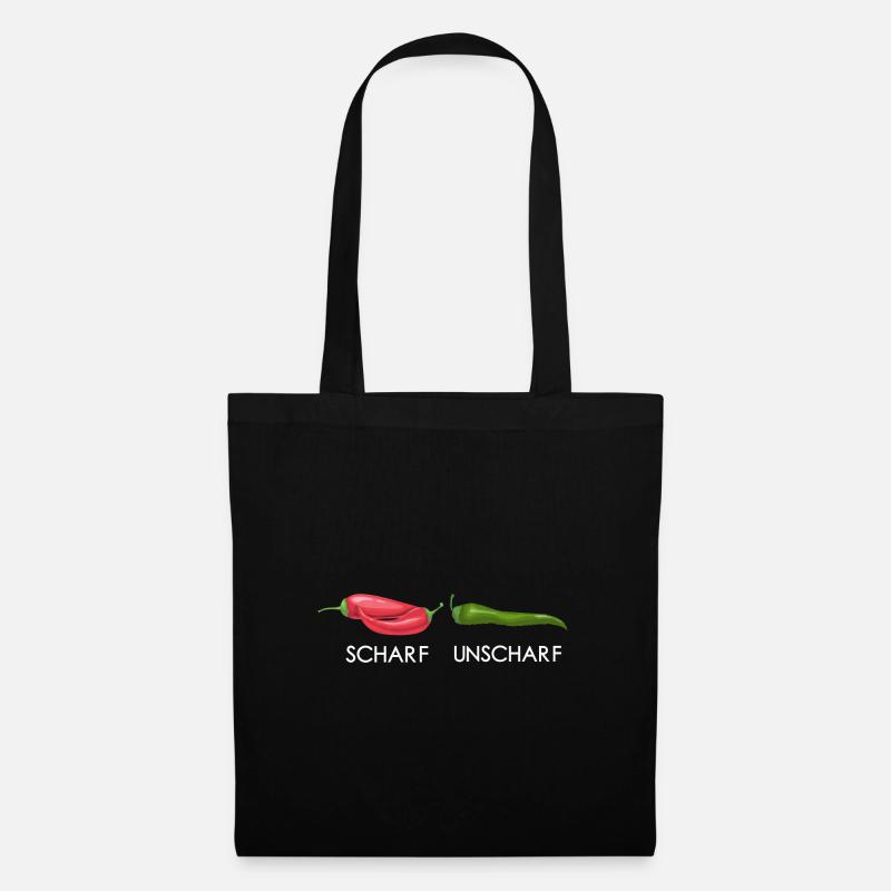 Scharf Unscharf Fotografen Designer Geschenk - Stoffbeutel - Schwarz
