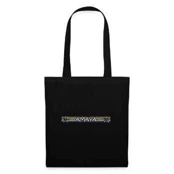 Geschenk für Amaya - Stoffbeutel - Schwarz - Vorne