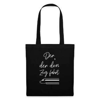 The one who drives the train. - Tote Bag - black - Front