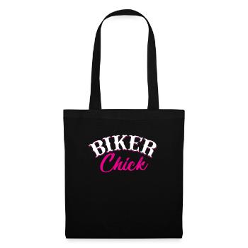 Motard moto - Sac en tissu - noir - Devant