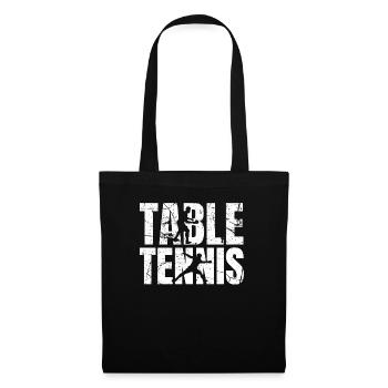 table tennis - Tote Bag - black - Front