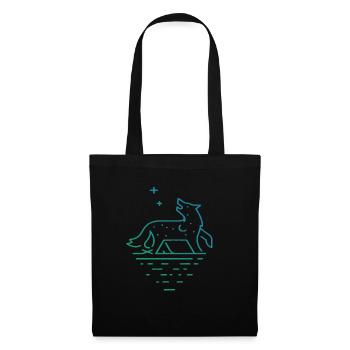Howling Wolf - Tote Bag - black - Front