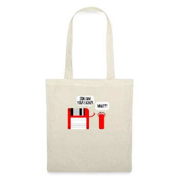 Floppy USB Stick What gift idea - Tote Bag - nature - Front