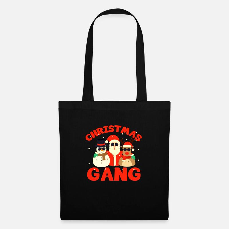 Christmas Gang - Stoffbeutel - Schwarz