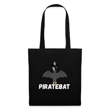 Pirates Chauves-souris capitaines Piraterie Cadeaux - Sac en tissu - noir - Devant