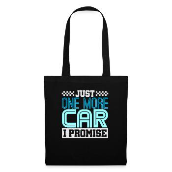 voitures - Sac en tissu - noir - Devant