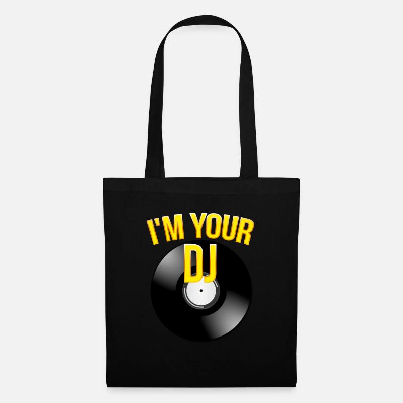 i'm your dj - Stoffbeutel - Schwarz