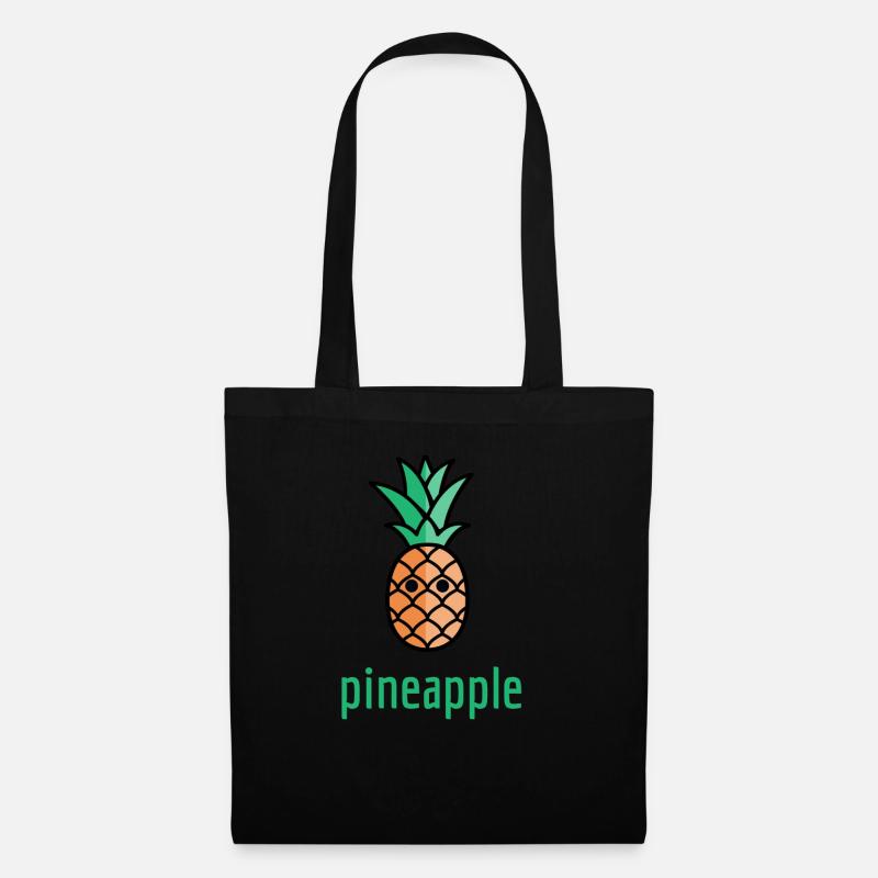 Pineapple pineapple - Tote Bag - black