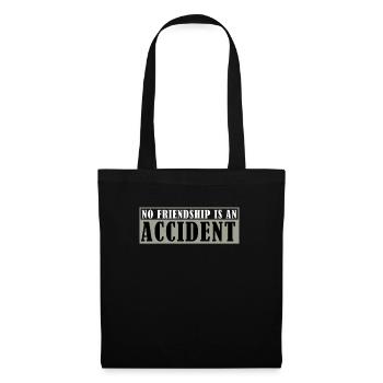 cool funny sayings !! black and white - Tote Bag - black - Front