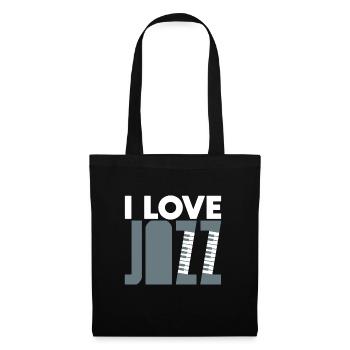I love jazz piano kids gift christmas - Tote Bag - black - Front