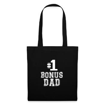 # 1 Bonus Dad - Stoffbeutel - Schwarz - Vorne