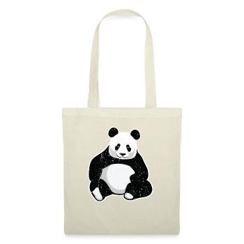 Großer Panda Giant Panda - Stoffbeutel - Natur - Vorne