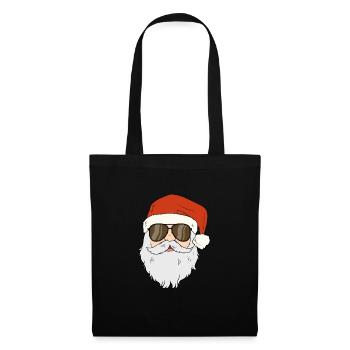 Cool Santa Claus Santa Claus Christmas Advent - Tote Bag - black - Front