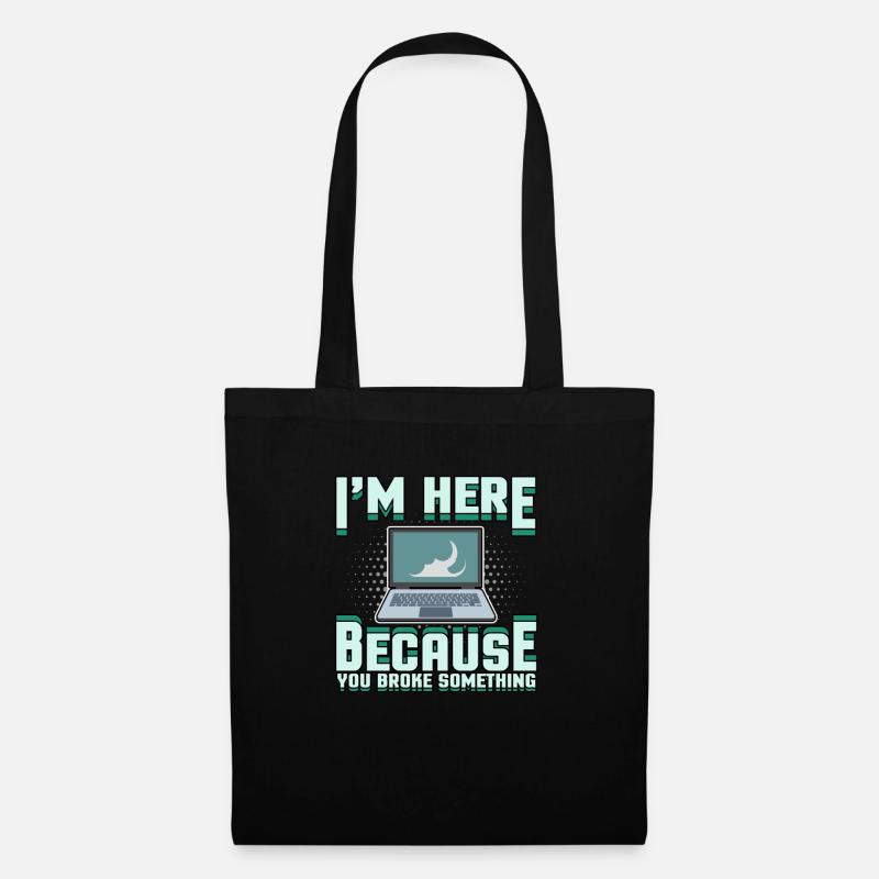 Tech support Computer problem Bug computer scientist - Tote Bag - black