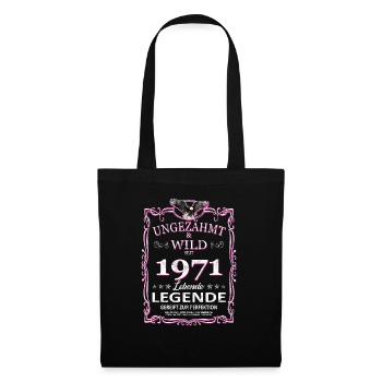 Woman Female Women 1971 Birthday Birthday Birthday - Tote Bag - black - Front