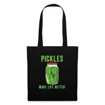 Pickles Make Life Better - Tote Bag - black - Front