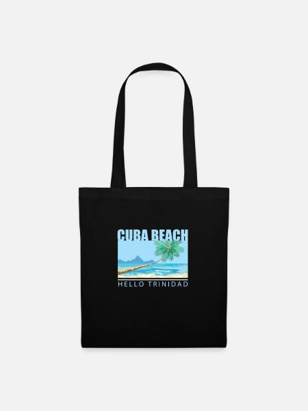 Cuba Beach - Stoffbeutel - Schwarz