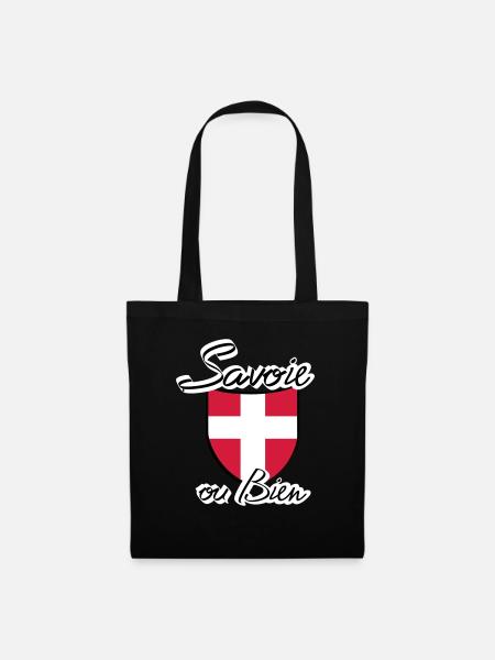 ecusson savoie - Sac en tissu - noir